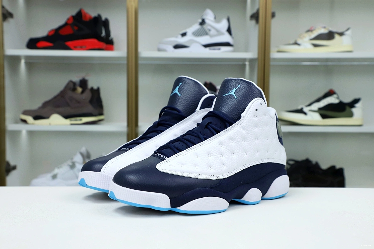 OBSIDIAN 13 POWDER BLUE WHITE RETRO 414571-144 JORDAN AIR 1021